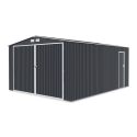Metalowy garaż Kingston 380x480cm Cold Grey