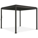 Mocna pergola, zadaszenie tarasowe Classic 3x3 Gutroof antracytowa