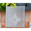Pergola tarasowa Classic 3x3 White Gutroof, dach z regulacją