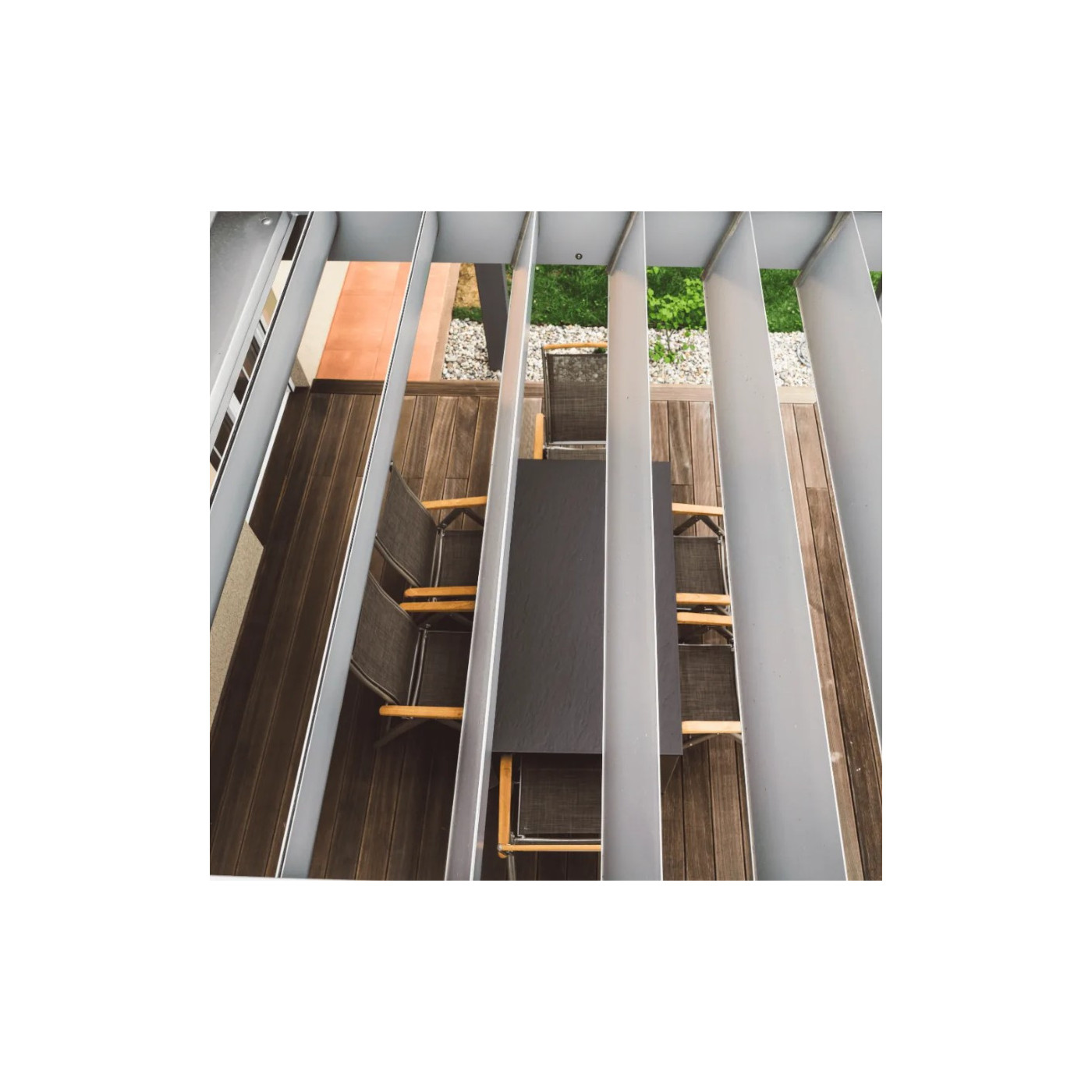 Pergola tarasowa Classic 3x3 White Gutroof 3