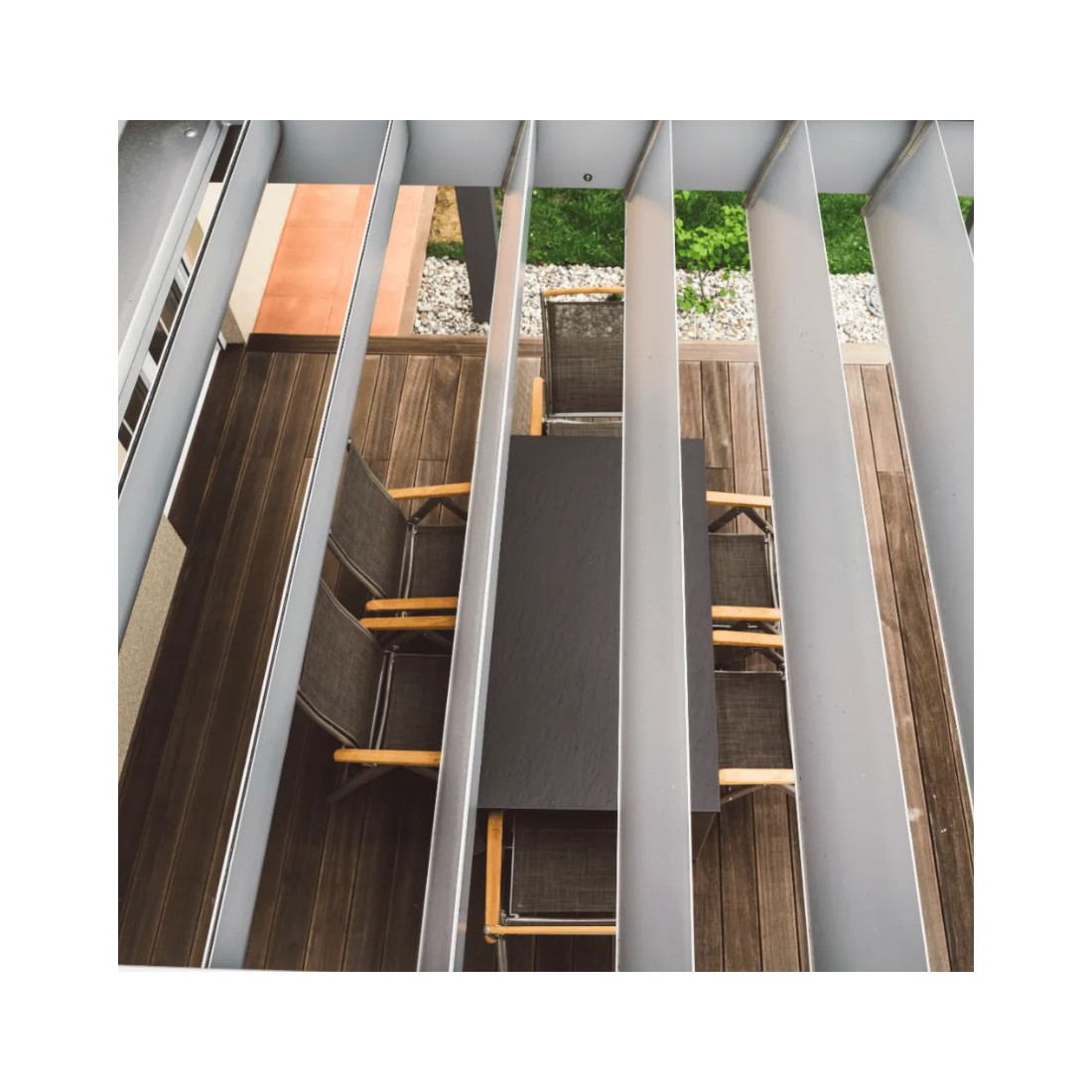 Pergola tarasowa Classic 3x3 White Gutroof 3