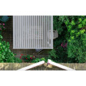 Pergola tarasowa w ogrodzie 3x3 Premium White Gutroof