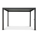 Pergola ogrodowa aluminiowa Premium Anthracite 3x4 - Gutroof