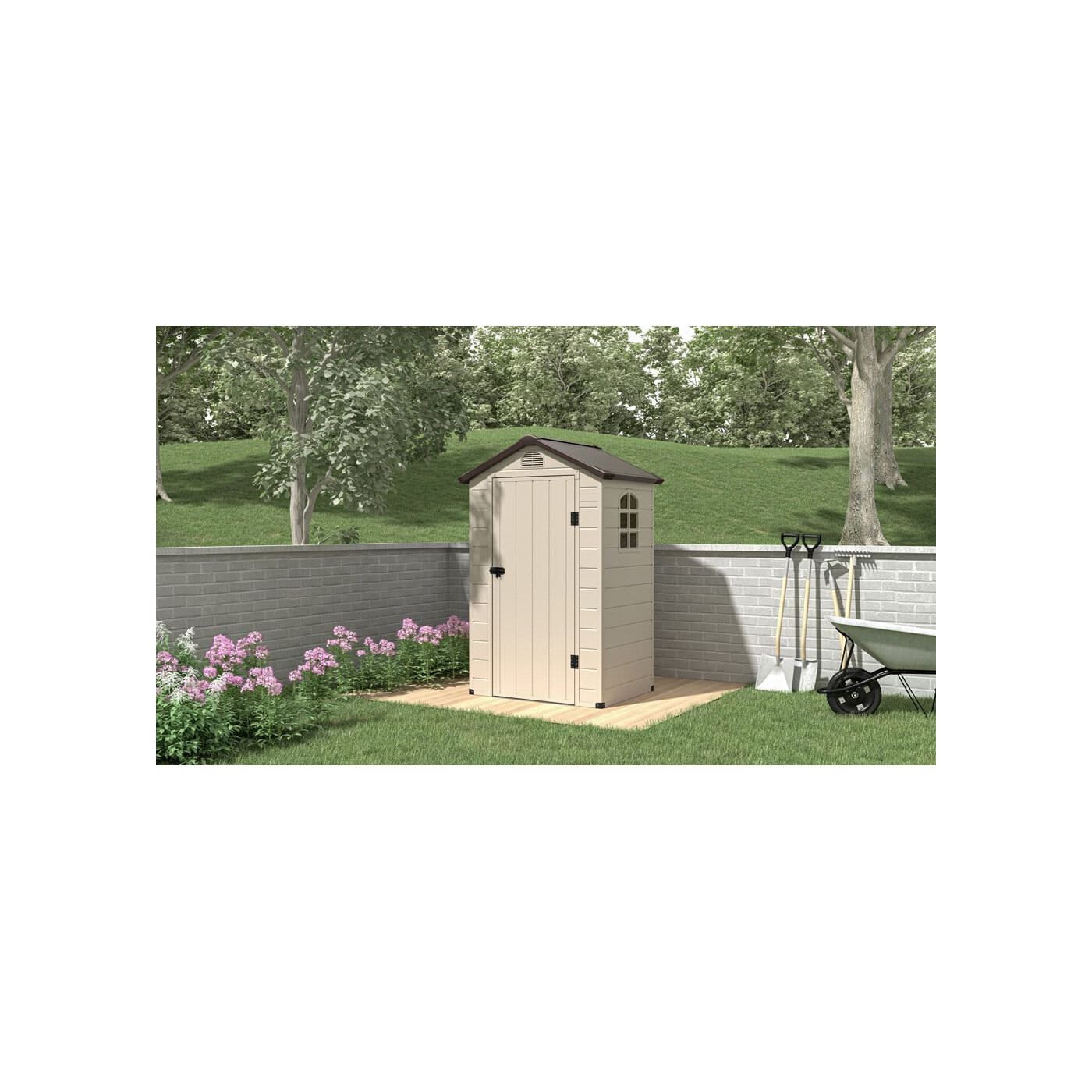 Szopa na narzędzia VERMONT 134x104cm Beige