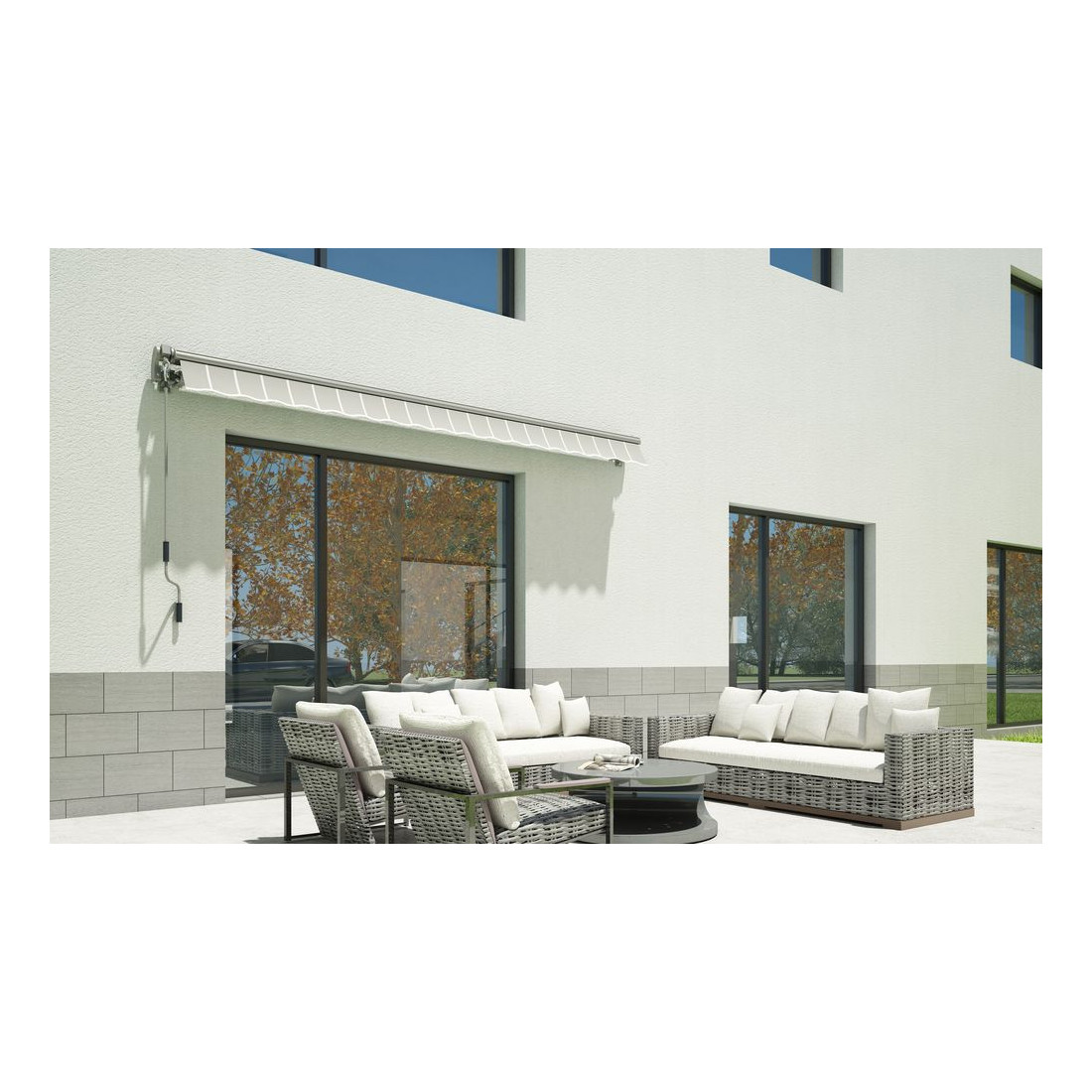 Markiza na balkon Gutroof 300x250cm Grey/White