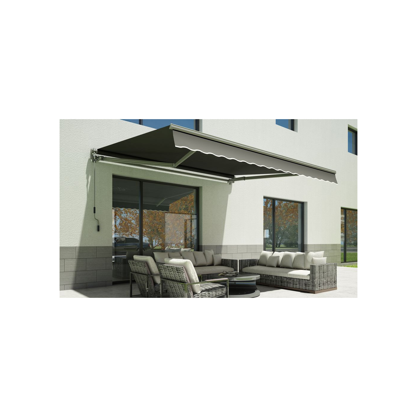 Markiza na balkon CLASSIC 300x250cm Grey - Gutroof