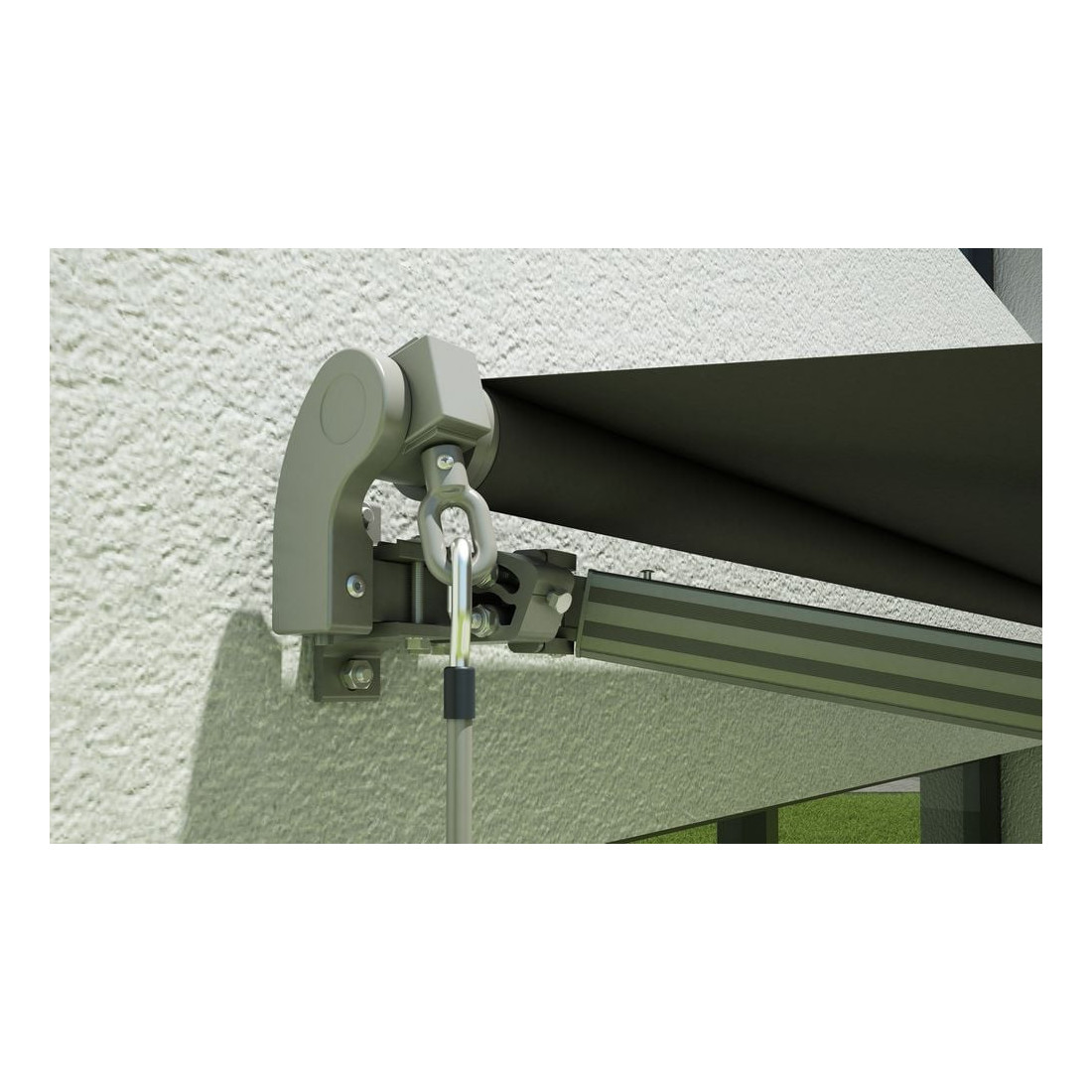 Markiza na balkon CLASSIC 300x250cm Grey - Gutroof
