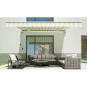 Markiza balkonowa Gutroof 300x250cm White/Taupe