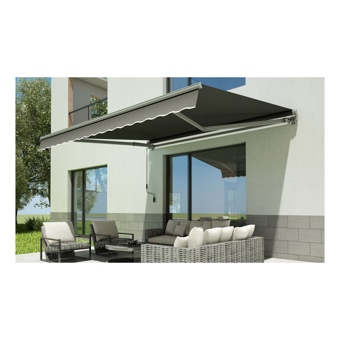 Markiza na taras CLASSIC 400x300cm Grey Gutroof