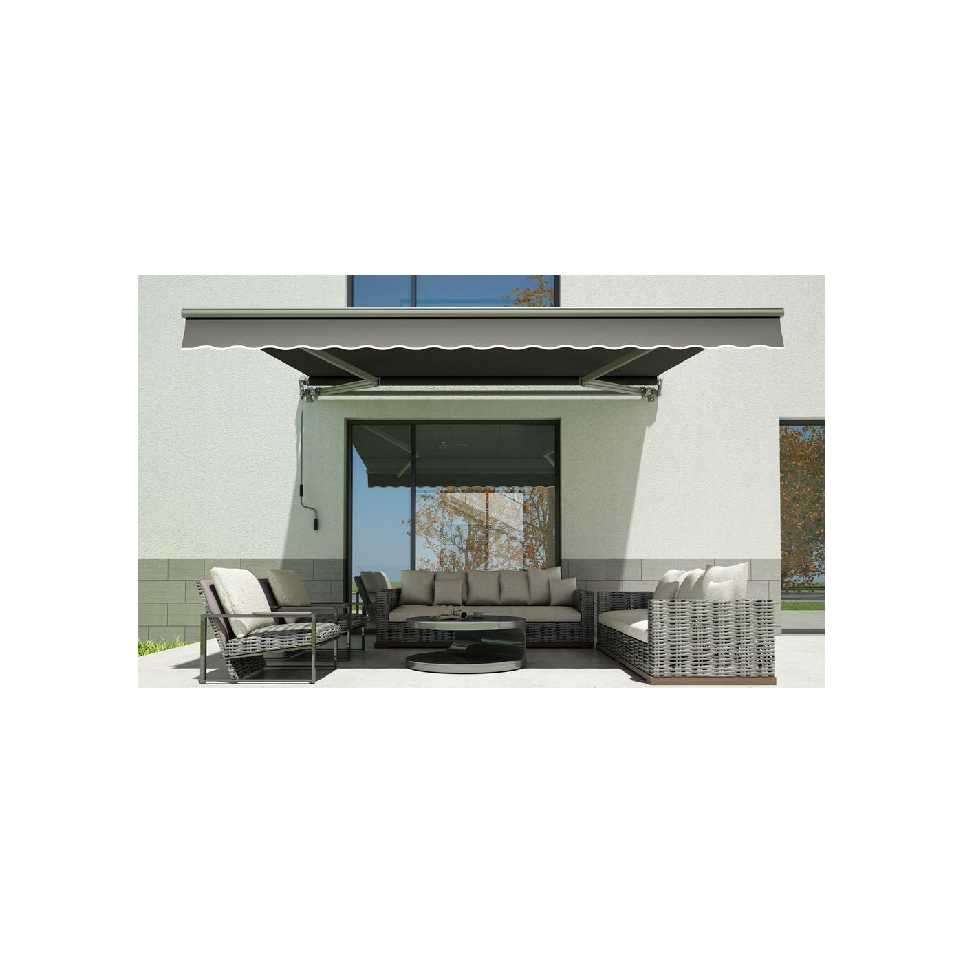 Markiza na taras CLASSIC 400x300cm Grey Gutroof