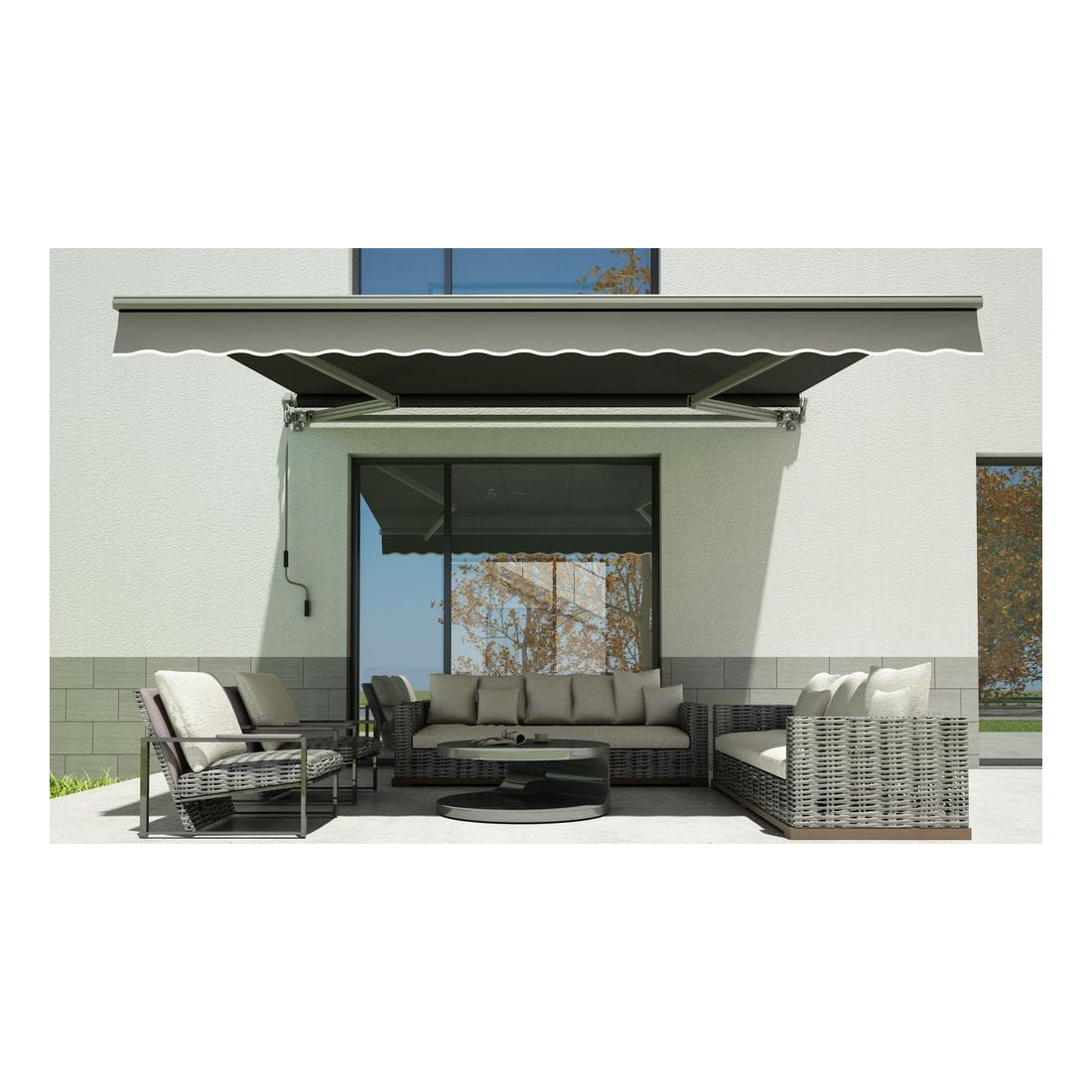 Markiza na taras CLASSIC 400x300cm Grey Gutroof