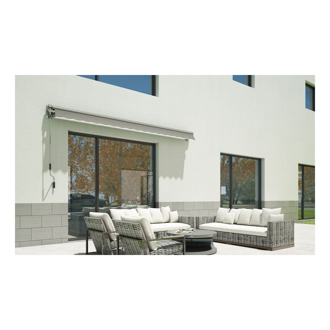 Markiza na taras CLASSIC 400x300cm Grey Gutroof