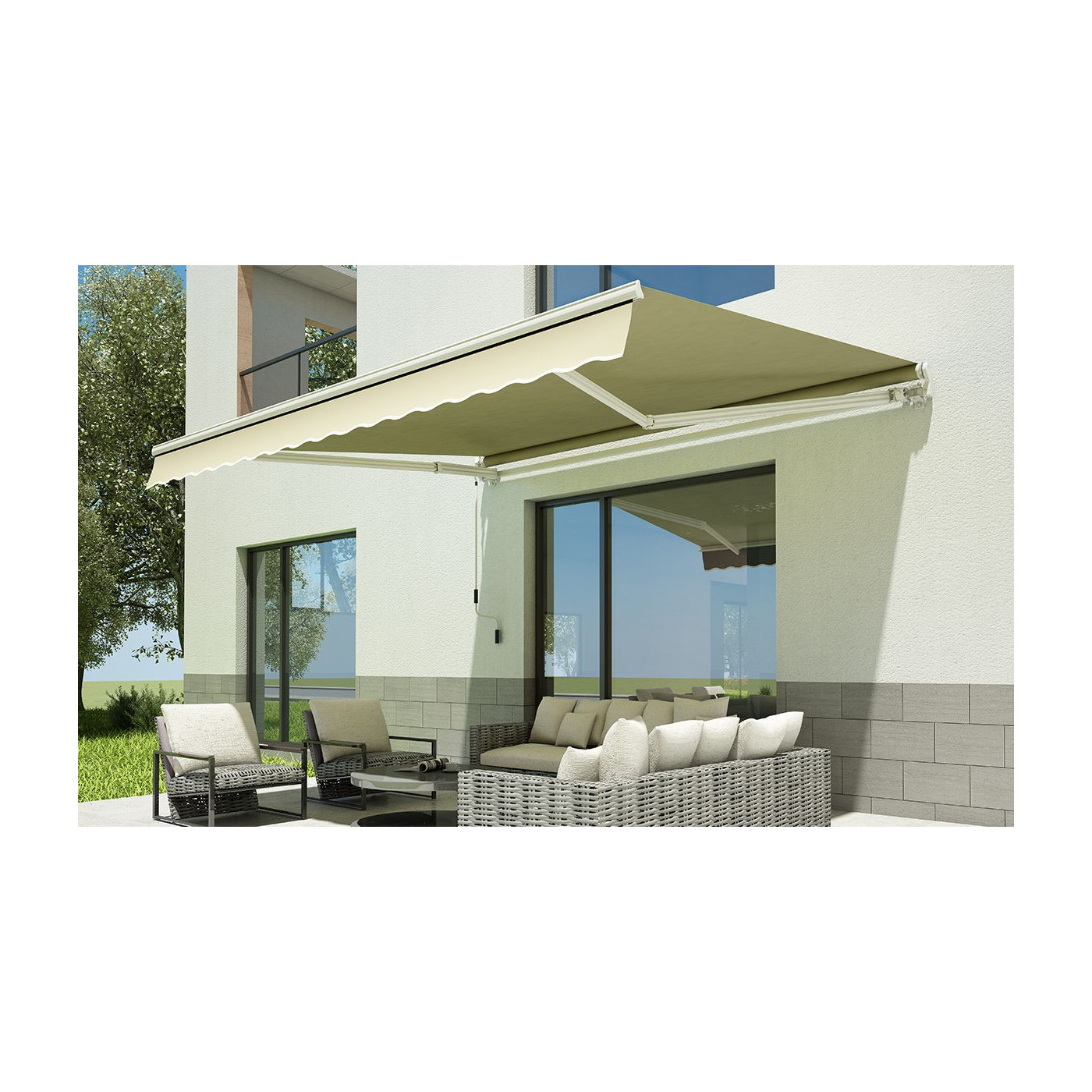 Markiza na taras CLASSIC Beige 400x300cm - Gutroof