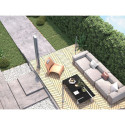 Roleta boczna tarasowa Focus Garden 200x600 Dark grey