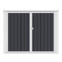 Osłona na kosze na śmieci Hardmaister DAVIS 6x3 Cold Grey