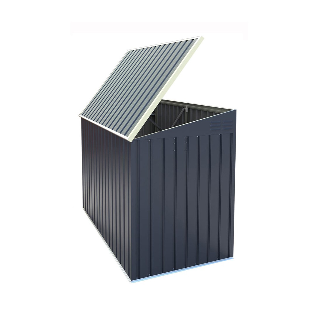 Osłona na kosze na śmieci Hardmaister DAVIS 6x3 Cold Grey