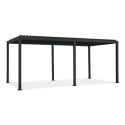 Pergola elektryczna Gutroof Platinum 3x6 Anthracite, bioklimatyczna