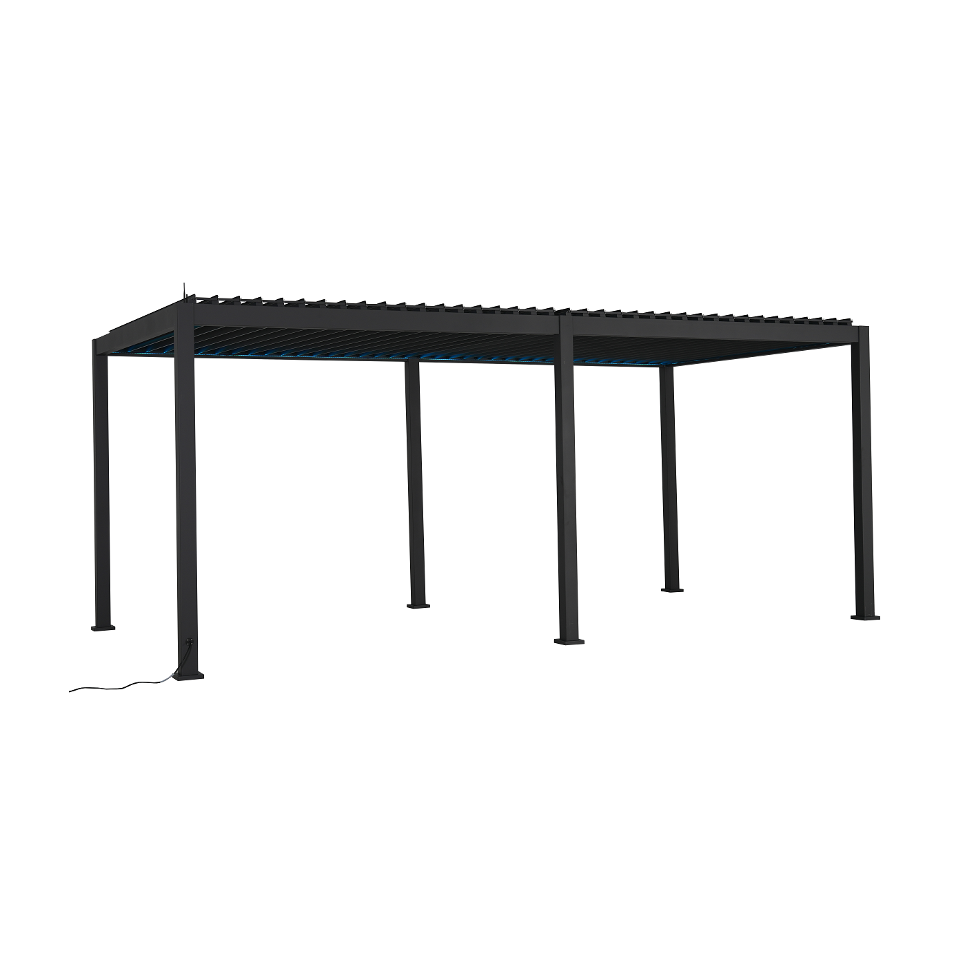 Pergola elektryczna Gutroof Platinum 3x6 Anthracite, bioklimatyczna