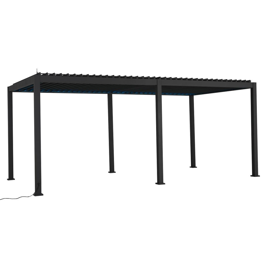 Pergola elektryczna Gutroof Platinum 3x6 Anthracite, bioklimatyczna