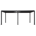 Pergola elektryczna Gutroof Platinum 3x6 Anthracite, bioklimatyczna
