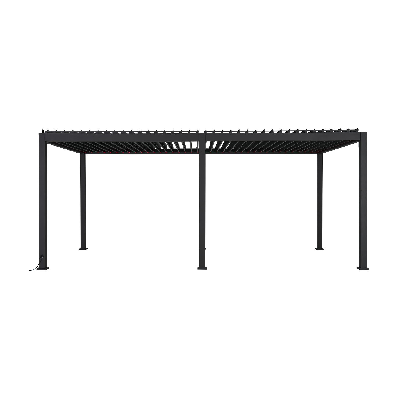 Pergola elektryczna Gutroof Platinum 3x6 Anthracite, bioklimatyczna