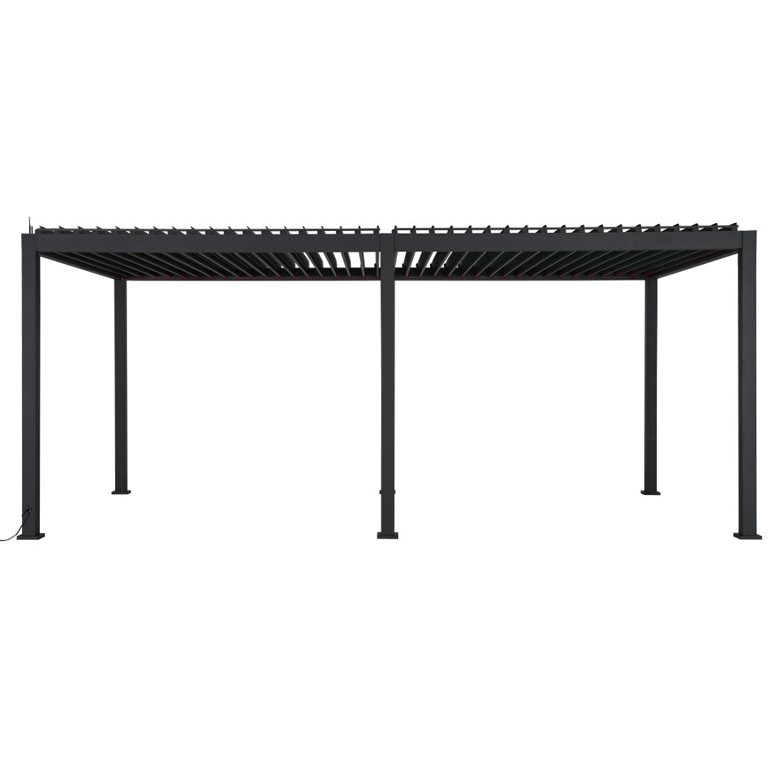 Pergola elektryczna Gutroof Platinum 3x6 Anthracite, bioklimatyczna