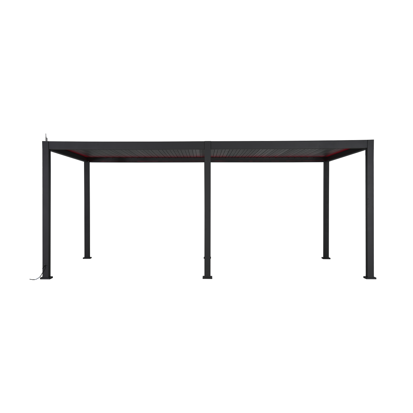 Pergola elektryczna Gutroof Platinum 3x6 Anthracite, bioklimatyczna