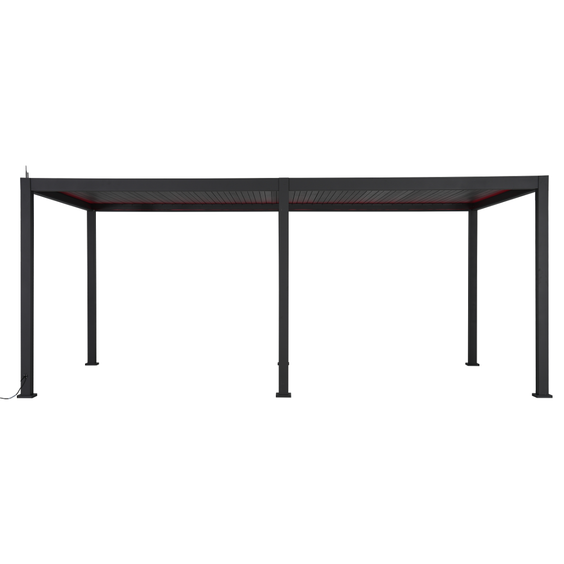Pergola elektryczna Gutroof Platinum 3x6 Anthracite, bioklimatyczna