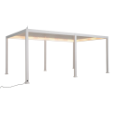 Pergola tarasowa elektryczna Gutroof Platinum 3x6 White