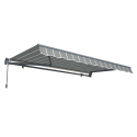 Markiza tarasowa 450x300 Gutroof CLASSIC, Grey/White