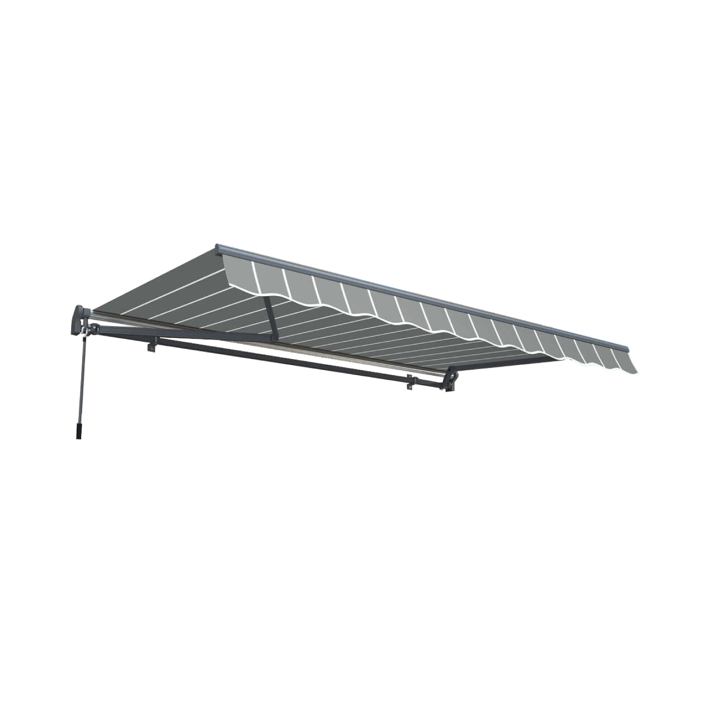 Markiza tarasowa 450x300 Gutroof CLASSIC, Grey/White