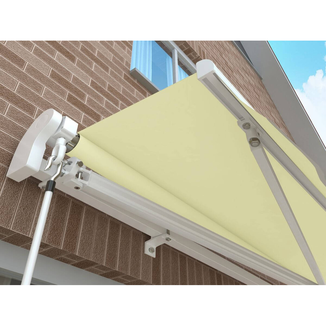Markiza nad taras Gutroof Classic 450x300 Beige