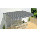 Markiza przecideszczowa na taras Gutroof CLASSIC 500x300, Grey/White