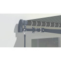 Markiza przecideszczowa na taras Gutroof CLASSIC 500x300, Grey/White
