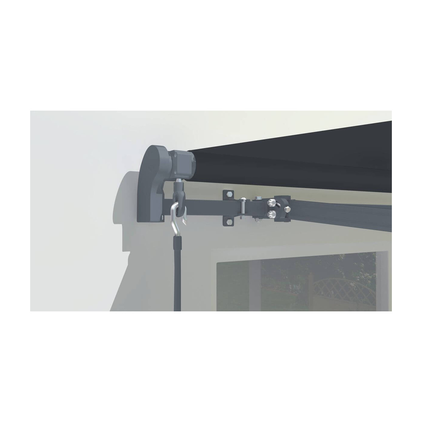 Markiza na taras Gutroof CLASSIC 500x300, Grey