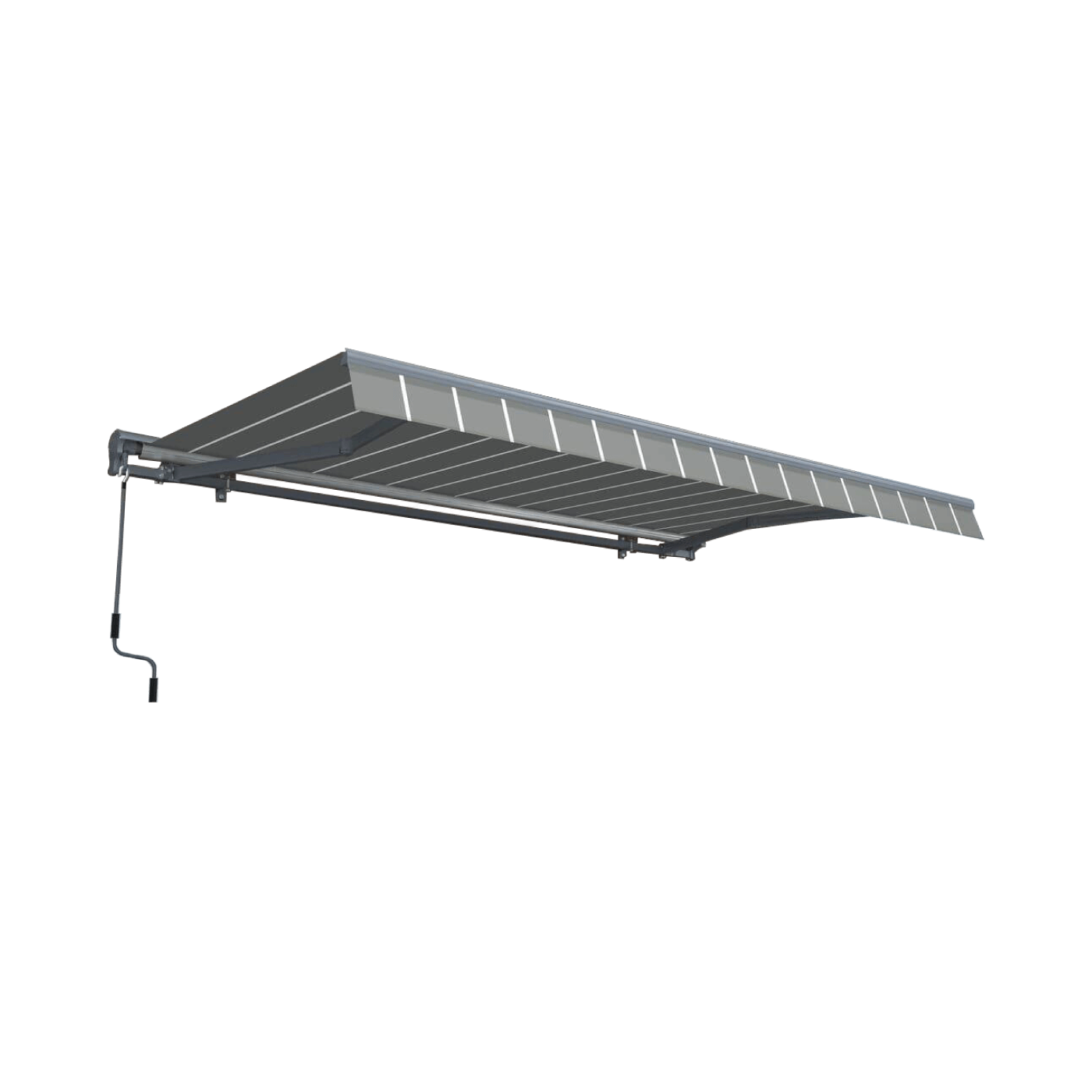 Markiza ręczna Gutroof PREMIUM 400x300, Grey/White