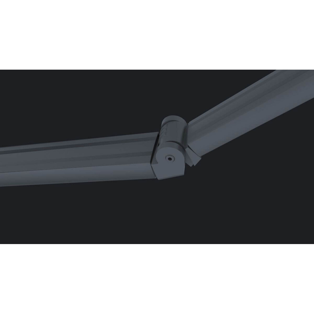Markiza tarasowa ręczna Gutroof PREMIUM Grey, 400x300