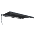 Markiza ręczna na taras Gutroof PREMIUM 450x300, Grey