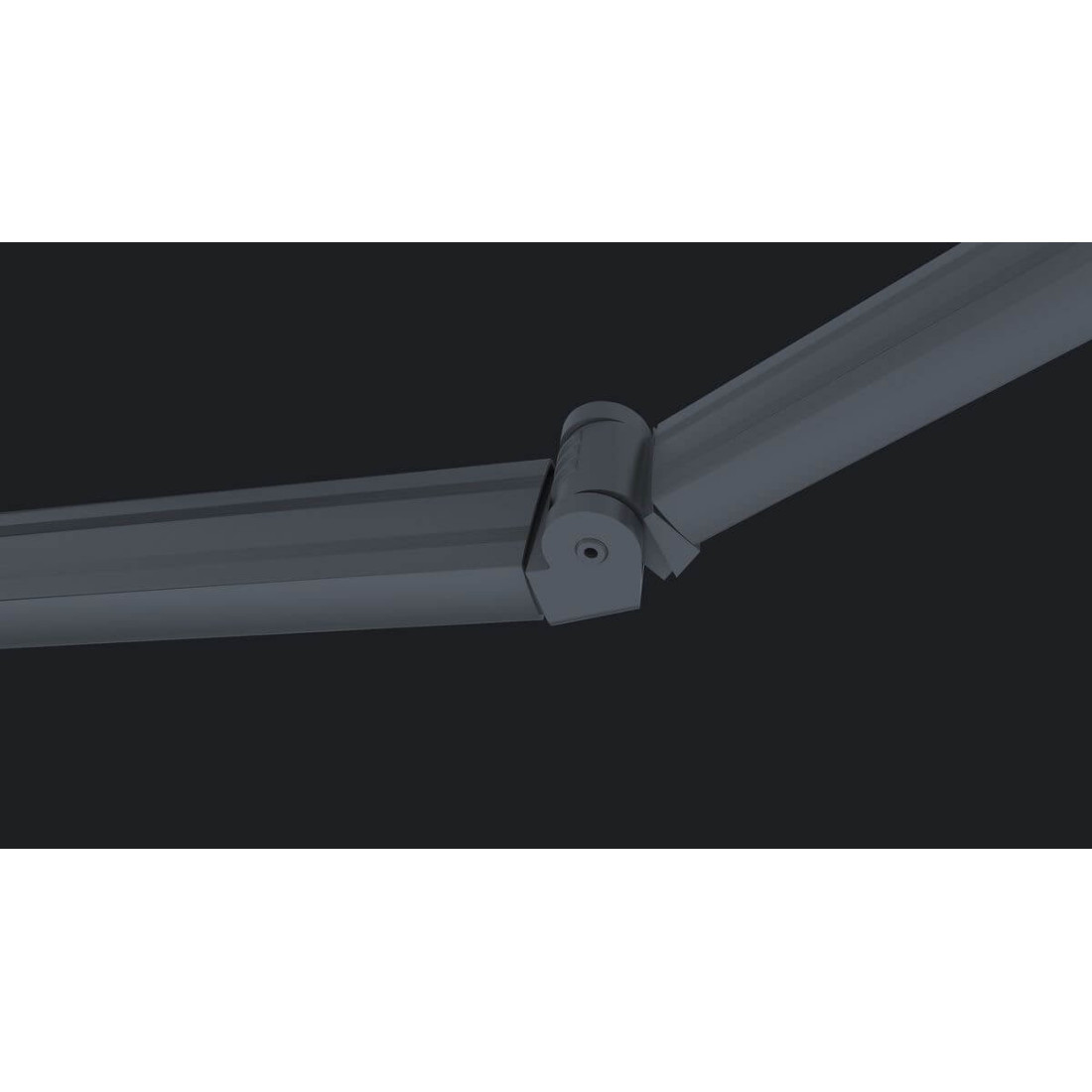 Markiza ręczna na taras Gutroof PREMIUM 450x300, Grey