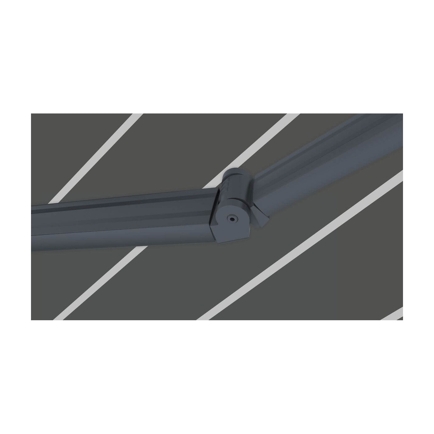 Automatyczna markiza Gutroof PREMIUM 450x300 Grey/White