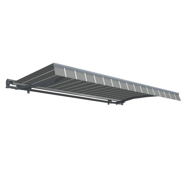 Markiza automatyczna 5m Gutroof PREMIUM, Grey/White
