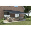 Automatyczna markiza na taras Gutroof DELUXE + LED 450x300, Grey