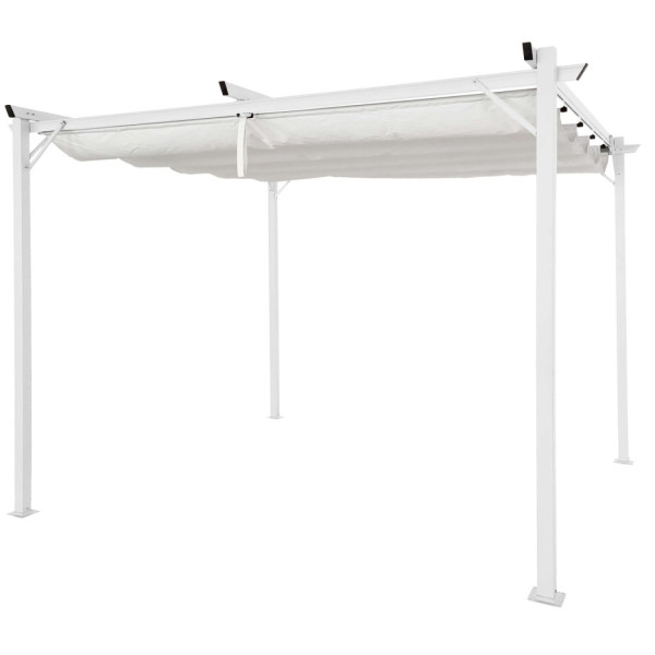 Pergola na taras Sprint 3x3m biała Hardmaister
