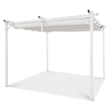 Pergola na taras Sprint 3x3 biała Hardmaister