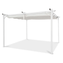 Pergola na taras SPRINT 3x4 biała Hardmaister