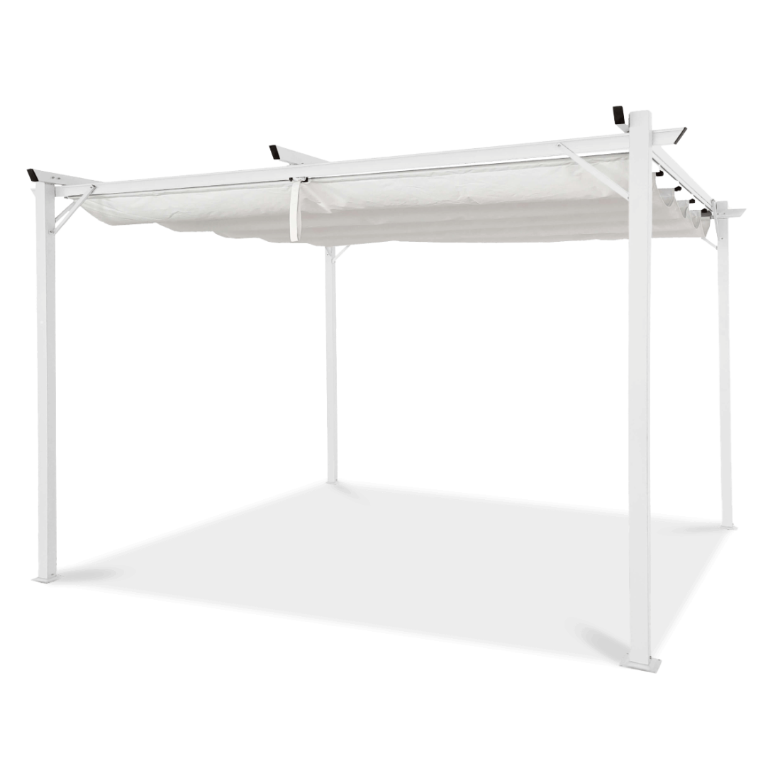 Pergola na taras SPRINT 3x4 biała Hardmaister