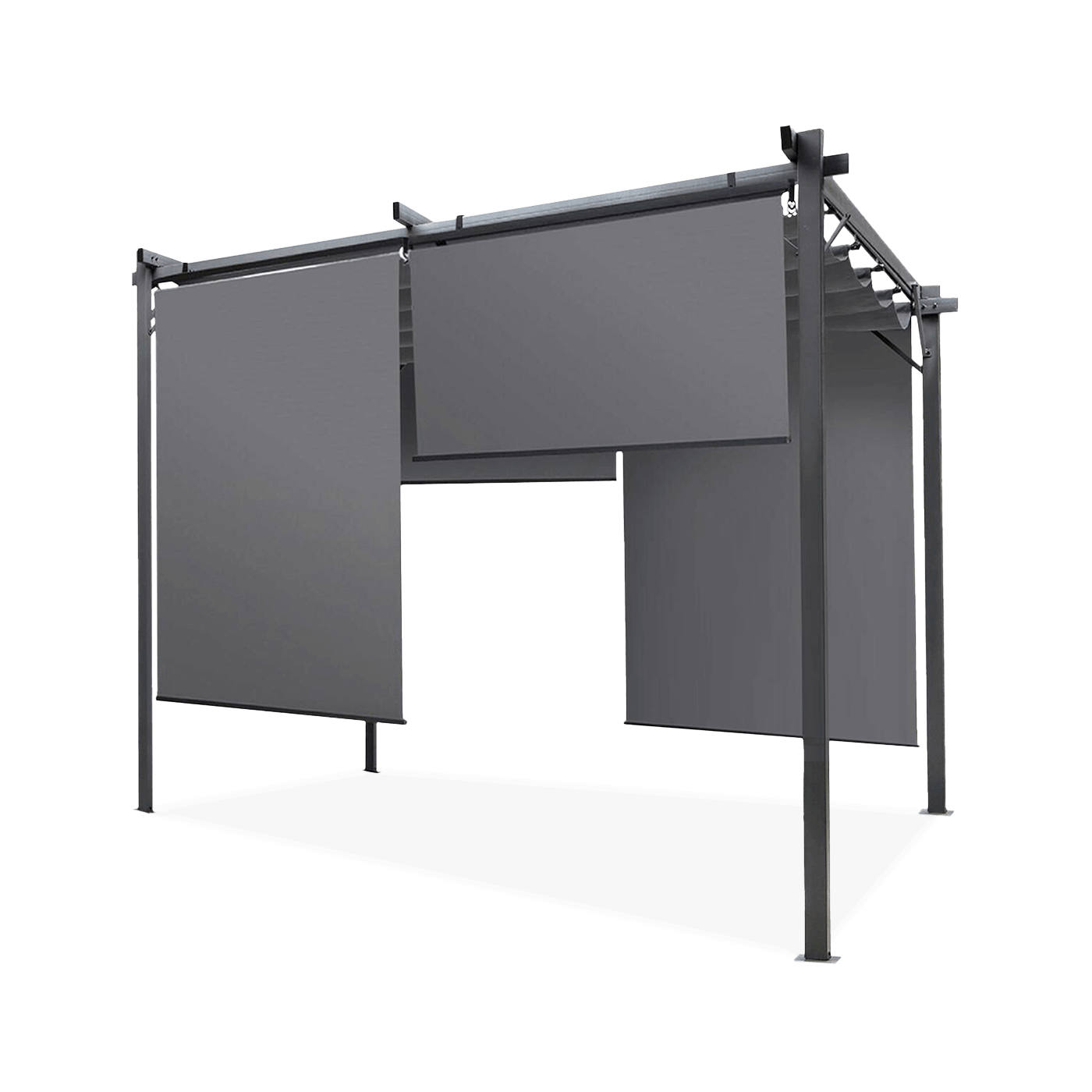 Pergola tarasowa z zasłonami Hardmaister SPRINT PLUS 3x3