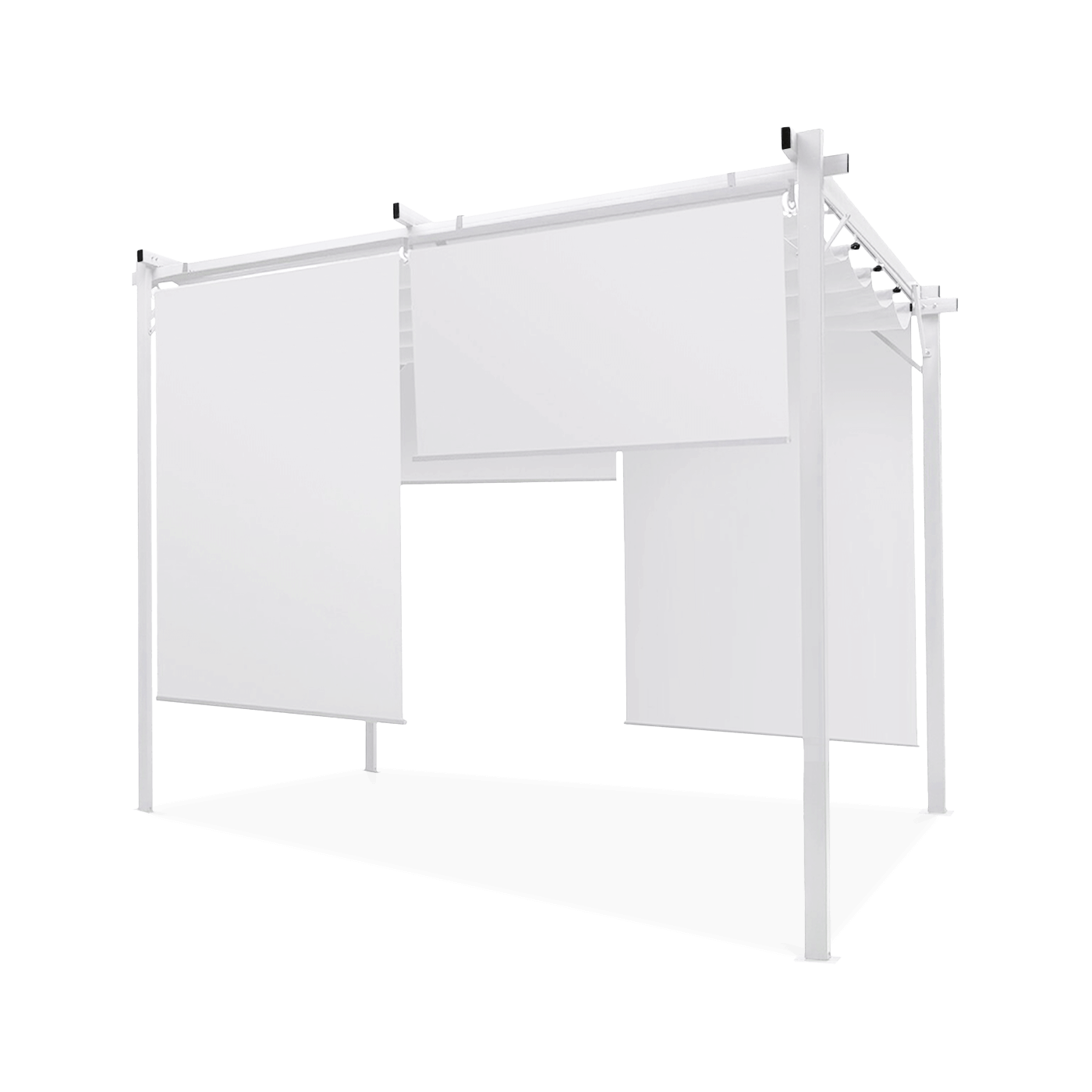Pergola z zasłonami Hardmaister SPRINT PLUS 3x3 White