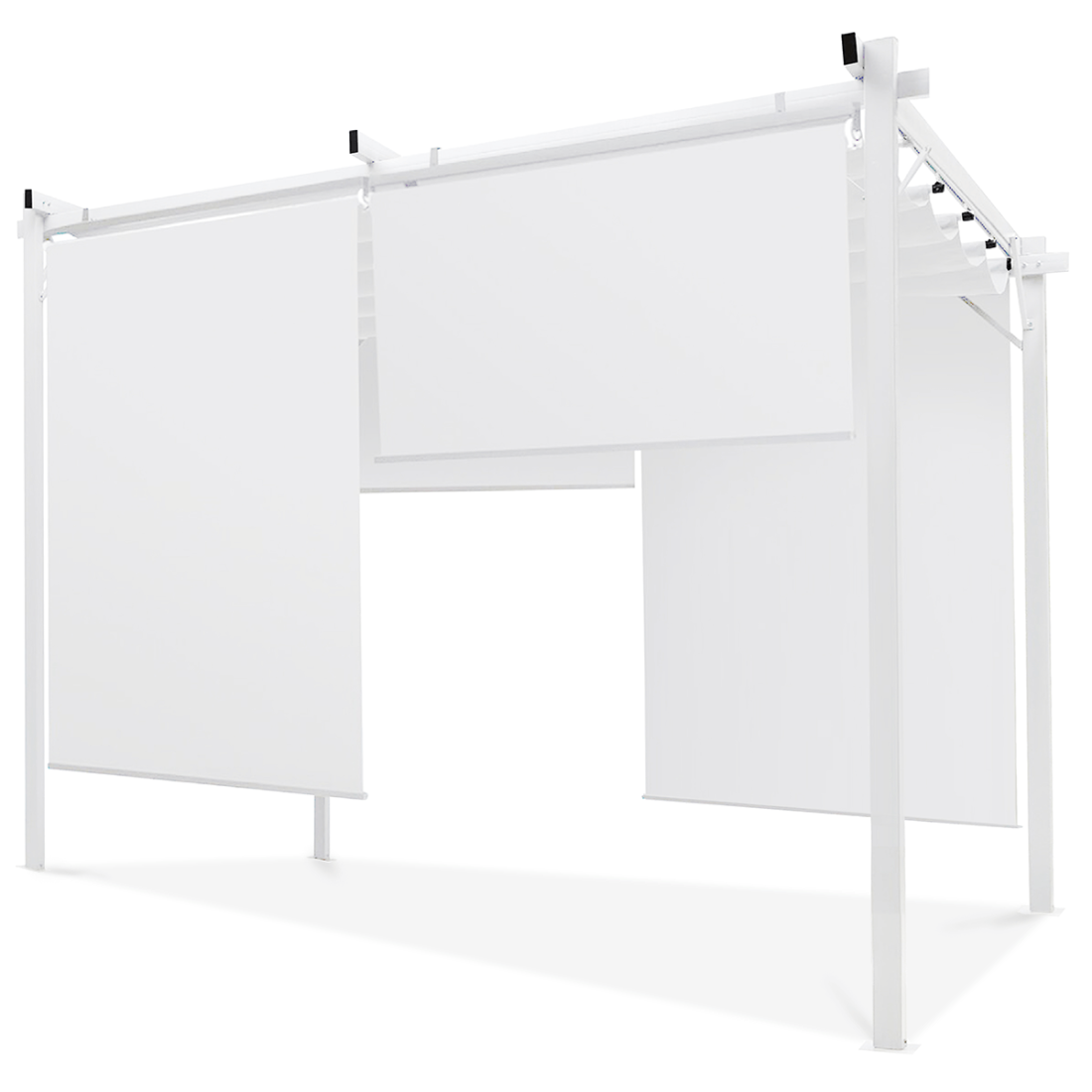 Pergola z zasłonami Hardmaister SPRINT PLUS 3x3 White