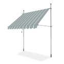 Markiza balkonowa EASY Grey/White 250x130cm - Focus garden